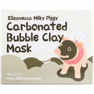 Elizavecca, Milky Piggy Carbonated Bubble Clay Beauty Mask, 100 g