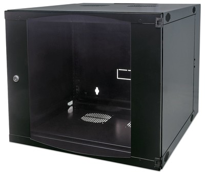 Intellinet Network Cabinet, Wall Mount (Double Section Hinged Swing Out), 9U, Us