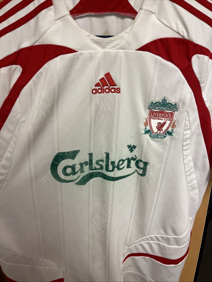 2007/2008 liverpool fc torres kit adidas medium size away shirt | eBay