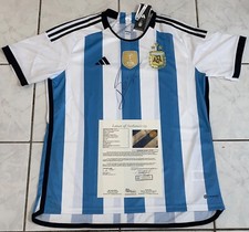 Lionel Messi Signed Autographed Soccer Argentina World Cup Jersey Adidas JSA LOA