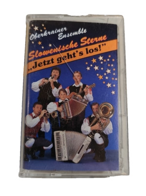 OBERKRAINER ENSEMBLE CASSETTE TAPE SLOWENSCHE STERNE '' Jetzt Geht's Los! '' KOCH