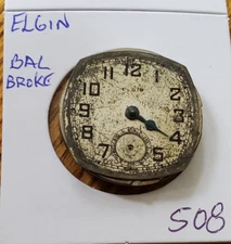 MENS  ELGIN     WRIST  WATCH MOVEMENT    #508