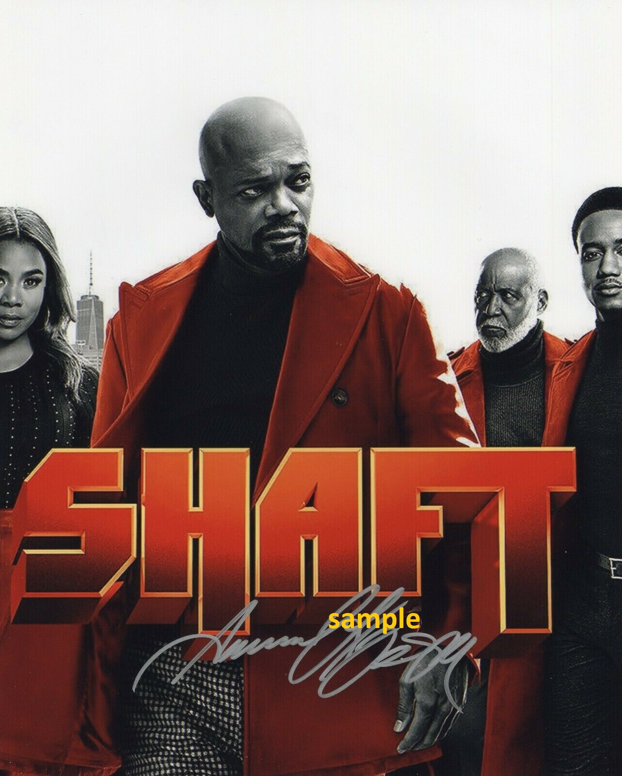 SAMUEL L JACKSON REPRINT PHOTO 8X10 SIGNED AUTOGRAPHED CHRISTMAS MAN ...