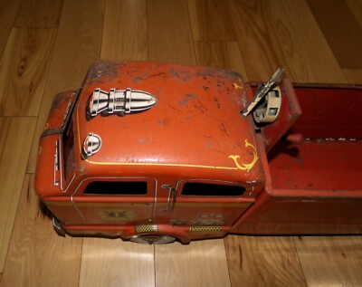 PARTS** Vintage 1950s Pressed Steel Marx Sit-N-Ride Ride on Fire