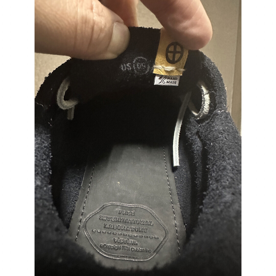 ASK availability first) Men 9.0US 15Ss Visvim Hockney-Folk Black 