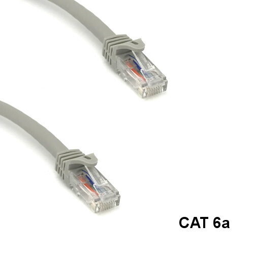 Cavo Ethernet Cat6A Kentek Blu 5 Piedi (1.5 M), UTP 10 Gbps 600 MHz, Patch Panel RJ45, Qualità Professionale