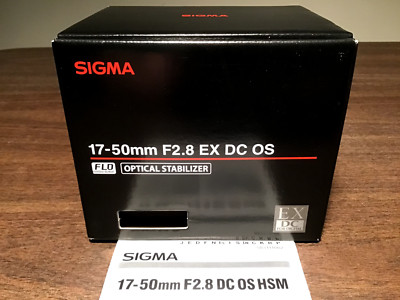 Sigma 583101 17-50mm f/2.8 EX DC OS HSM Lens for Canon - New, Unopened