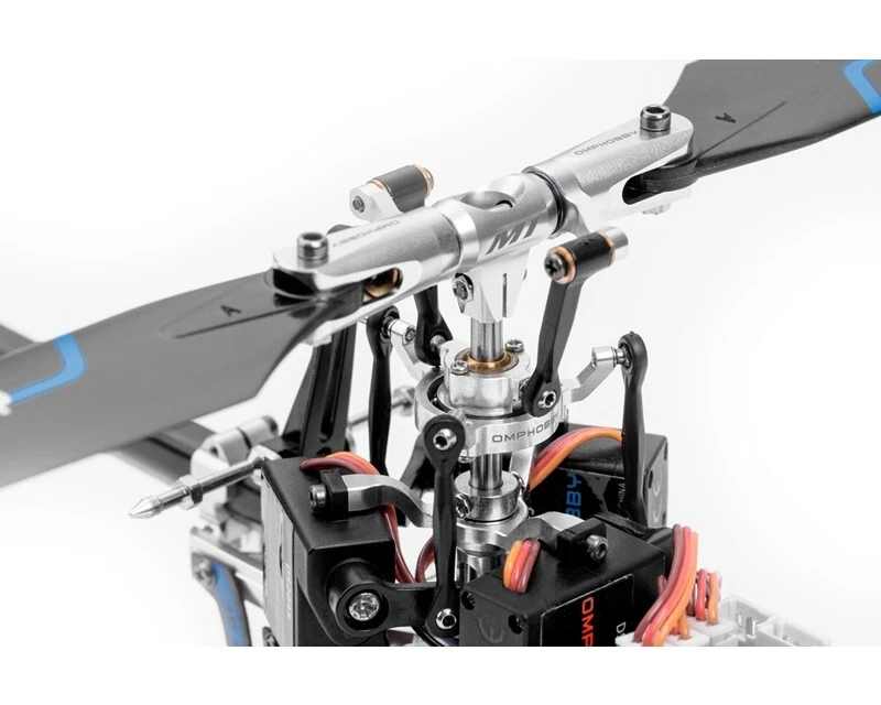 OMP Hobby 3D Micro Helicopter M1 EVO BNF White OSHM0030 modellismo - Imagen 3 de 4