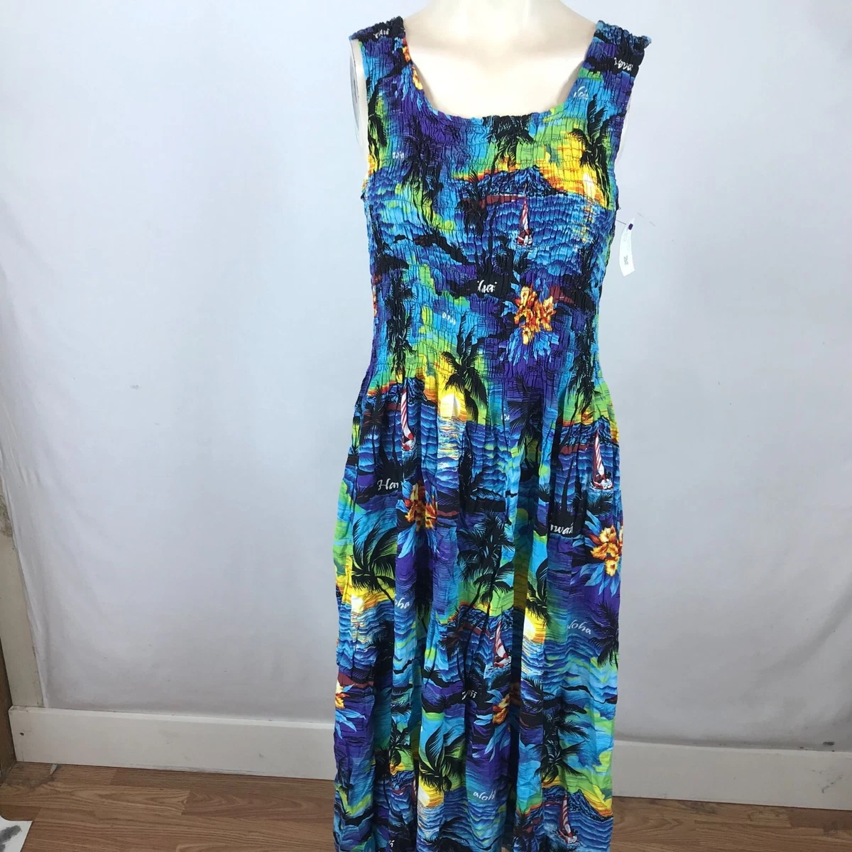 ALOHA HUT WOMEN S ONE SIZE MULTICOLOR HAWAIIAN PRINT