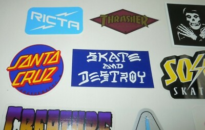 Powell Peralta Skateboards Supreme NEW Sticker LOT 15 Independent