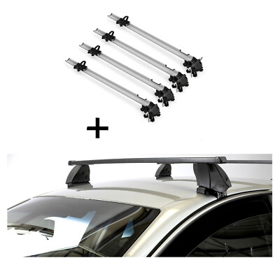 4x Fahrradträger Bike Pro+Dachträger K1M für Great Wall Hover 5Türer ab 06