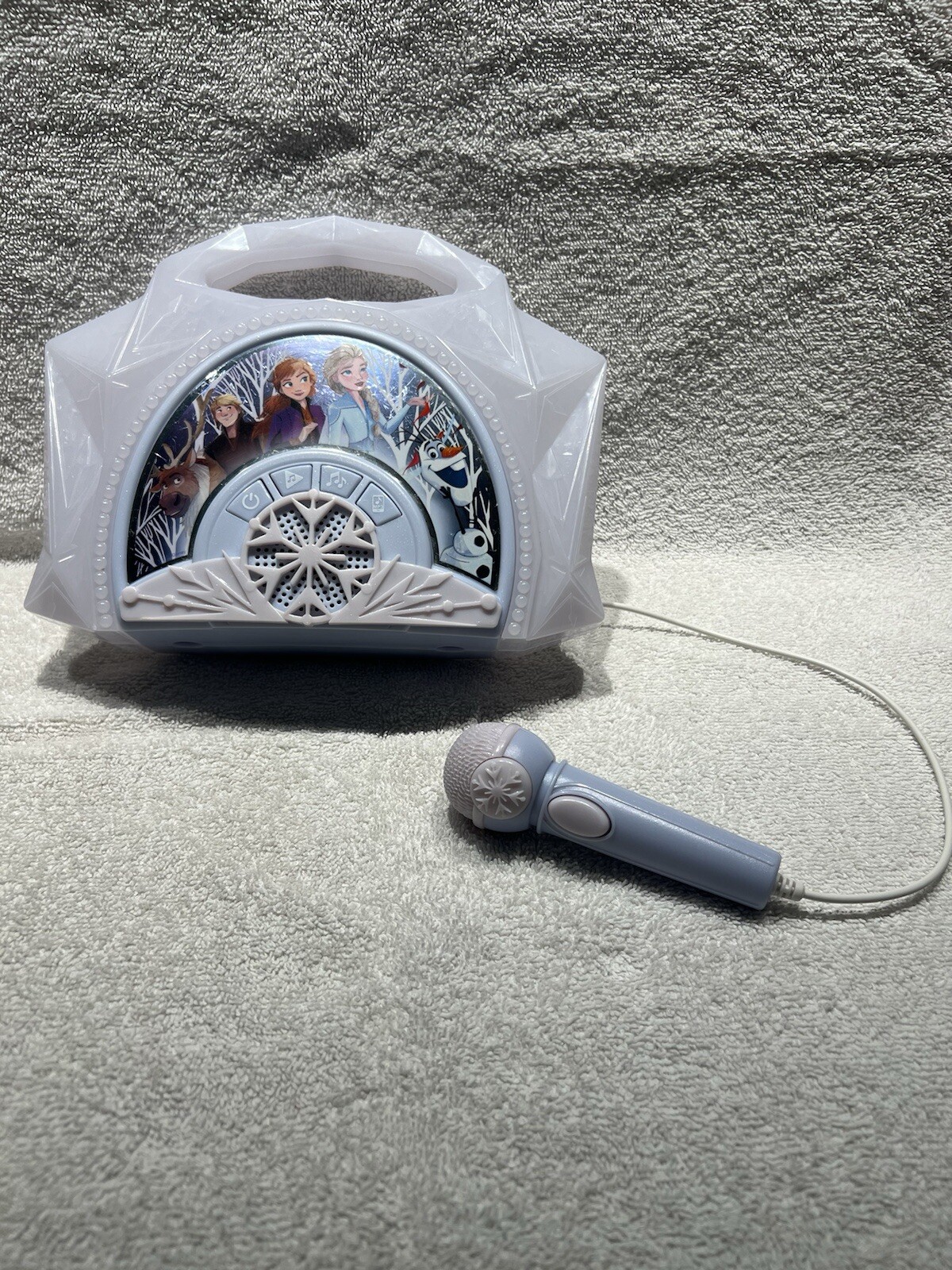 Disneys Frozen Microphone Kids Karaoke Handheld Toy Player