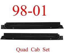 Fits 98 01 Dodge Front Quad Cab Inner Door Bottom Set Club Cab 4 Door Ram