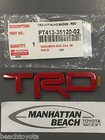 TACOMA TUNDRA 4RUNNER TRD RED Painted Metal Emblem OEM NEW! PT413-35120-02