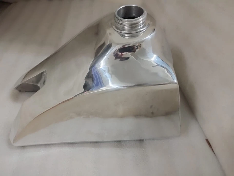 Ajuste para Yamaha IT175 IT 175 gasolina gas combustible aluminio tanque pulido 1982-83 Foto 2 de 4