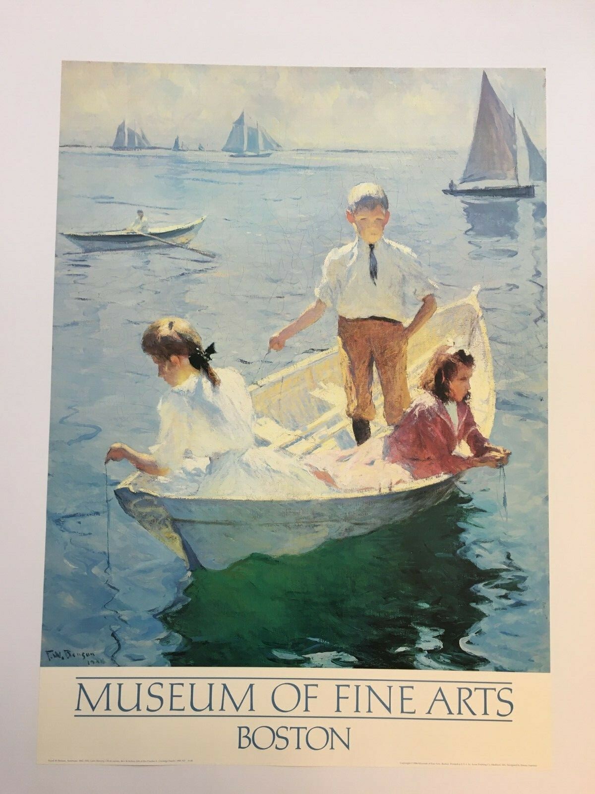 Frank W. Benson Calm Morning Boston Museum of Fine Art 1986