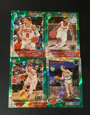 2019-20 NBA Hoops Premium Stock CRACKED GREEN ICE PRIZMS with Rookies You Pick