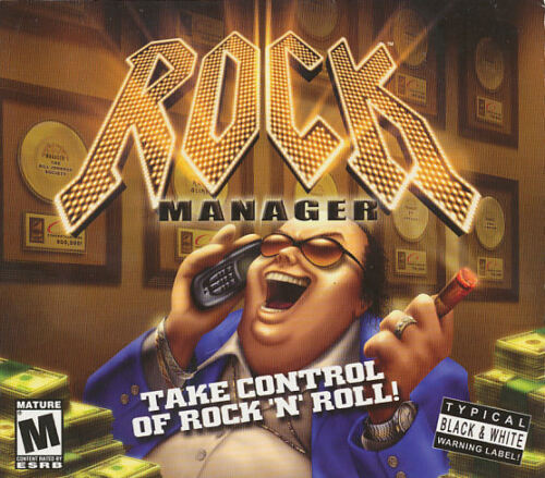 ROCK MANAGER Tycoon Type Rock n Roll Music Game NEW BOX - Picture 1 of 1