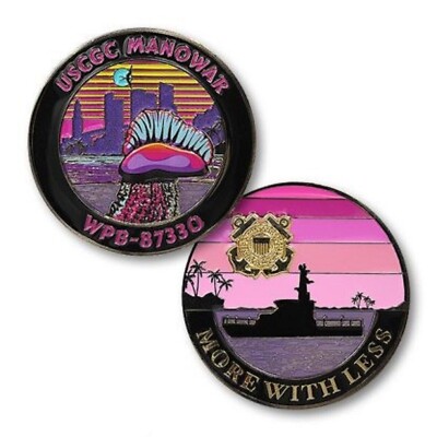 US Coast Guard Cutter USCGC Manowar WPB 87330 Challenge Coin