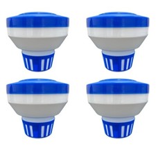 Pool/Spa Chlorine Tablet Dispenser Floater for  1" or 3" Tablets (4 Pack)