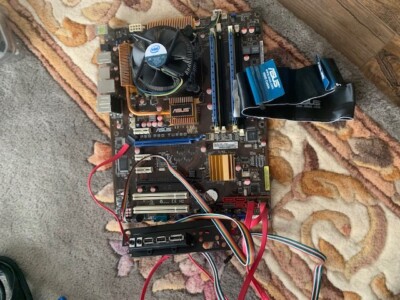 ASUS PQ5 Pro Turbo LGA775, CORSAIR CX750M Power supply, GiGABYTE Raedon Graphic