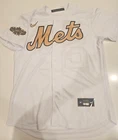 JUAN SOTO #22 New York Mets White Fashion Jersey Men's Size Medium (Wrong Patch)