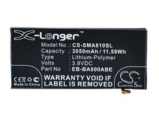 Replacement Battery For Samsung 3.8v 3050mAh / 11.59Wh Mobile, SmartPhone Batter
