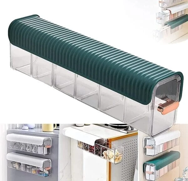 Vintage Wall 6 Compartment Multiuse Wall Mount Organizer Pack of 1 - Image 2 of 4