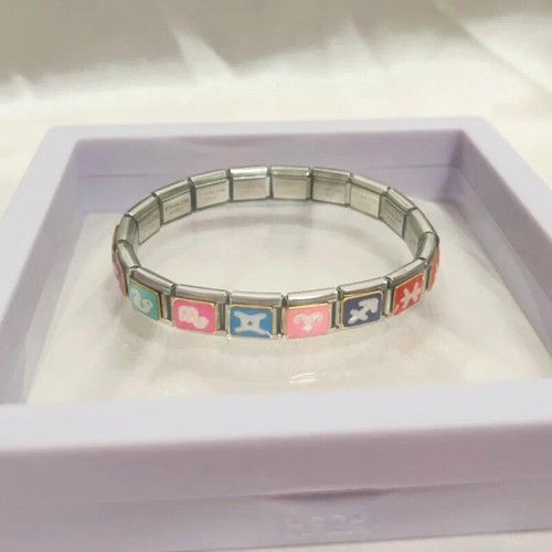 12 Zodiac Signs Italian Stainless Steel Charm Bracelet Jewelry Accessories Gift - Photo 6/23