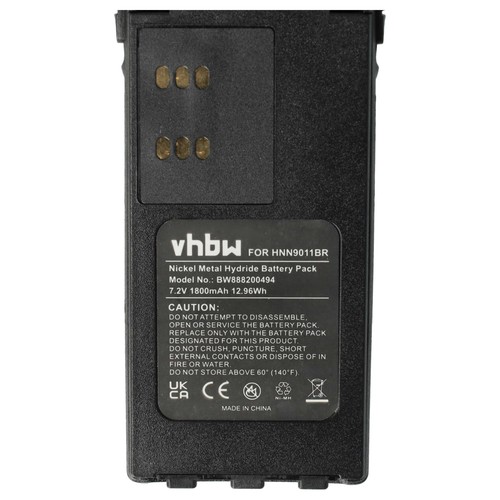2x Akku für Motorola GP580 GP540 HT1200 HT1225 GP640 HT1250 GP680 1800mAh 7,2V - Bild 5 von 9