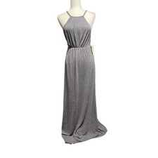 Show Me Your Mumu Small Amanda Gown Shine Smoke Glitter Formal Prom Wedding NEW