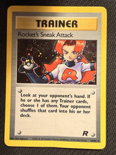 Pokemon TCG Rocket's Sneak Attack 16/82 Team Rocket English Holo Unlimited on eBay