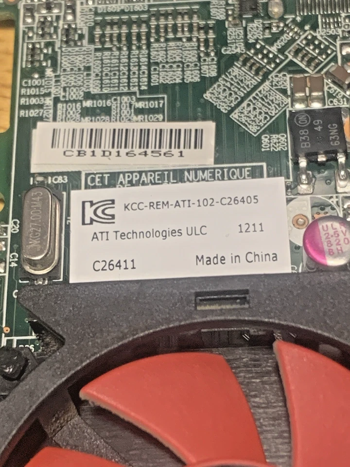 AMD Radeon Graphics Computer Video Card ATI 102-C26405 Model: C264 - Image 4 of 4