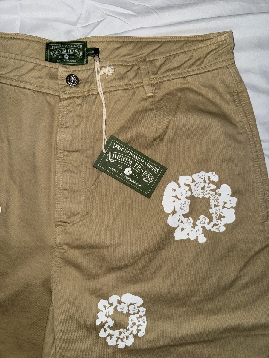 DENIM TEARS Cotton Wreath Chino Pants Size 34 | eBay