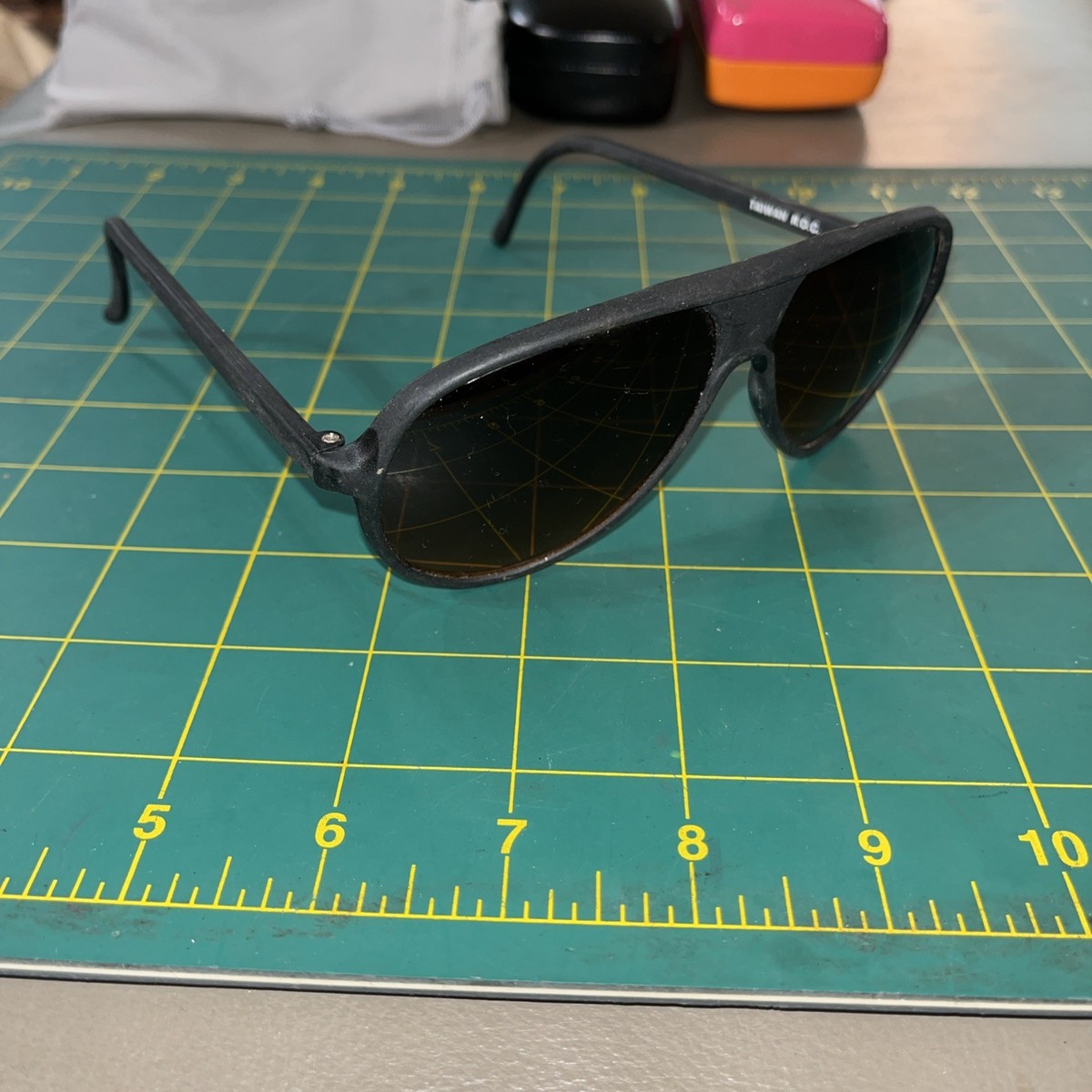 Vintage 1980s Taiwan R O C Aviator Sunglasses Nylon Frame | eBay