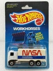 Hot Wheels Vintage 1986 Hiway Hauler Workhorses  NASA   Malaysia  Nice Card