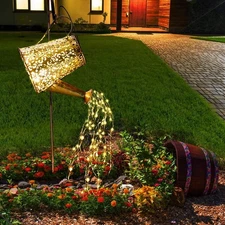Solar Watering Can Garden Lights - Solar Lights Outdoor Garden Ornaments Wate...
