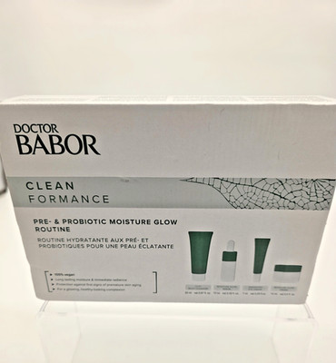 Doctor Babor Cleanformance Moisture Glow Routine Set Pre & Probiotic Skincare