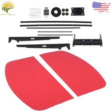 Tuff Top Tractor Canopy 52" X 52" For John Deere 2" x 2" or 2" x 3" ROPS Red