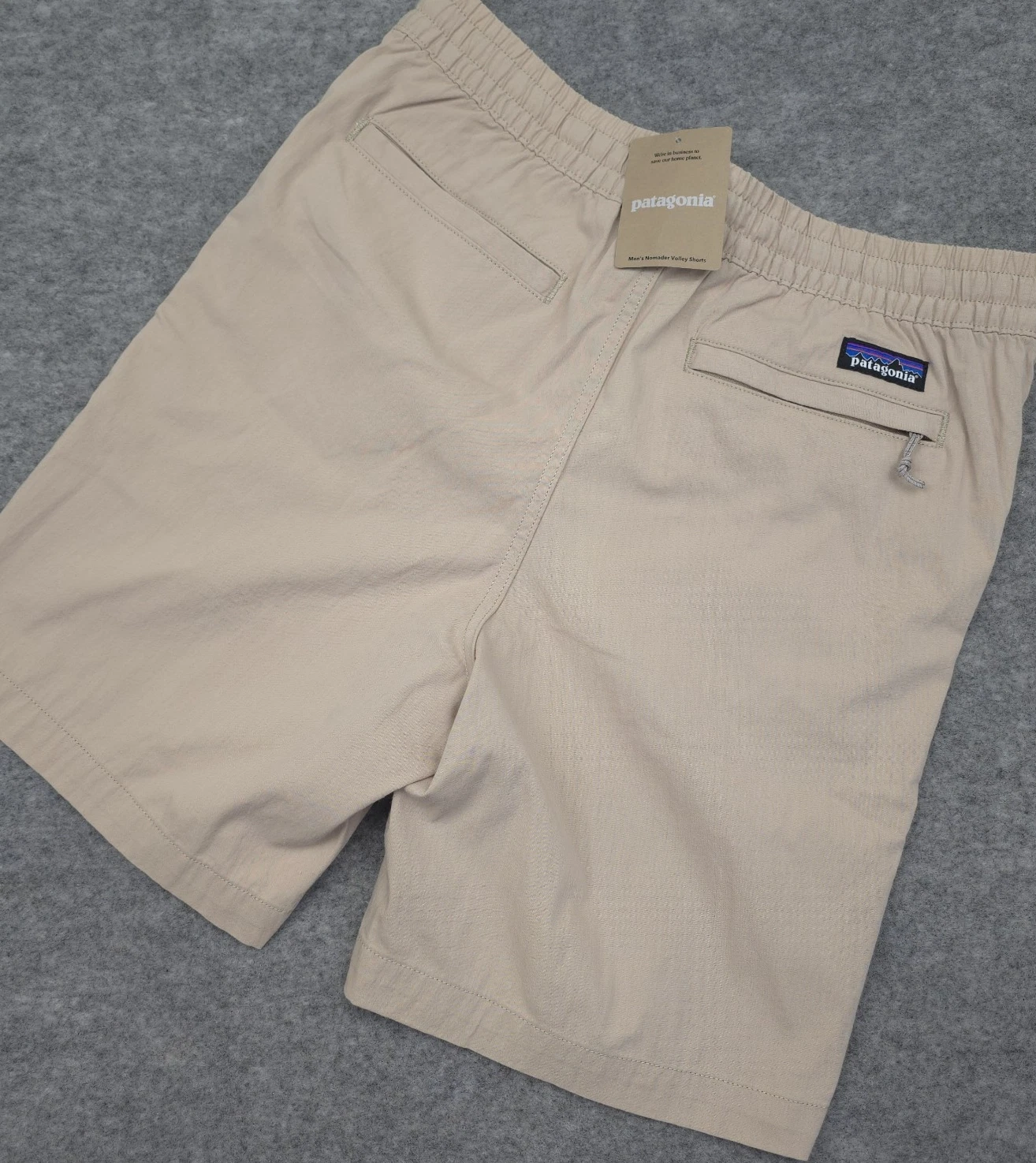 NWT Patagonia Nomader Volley Shorts 7” Oar Tan - Mens Small S 57175 NEW