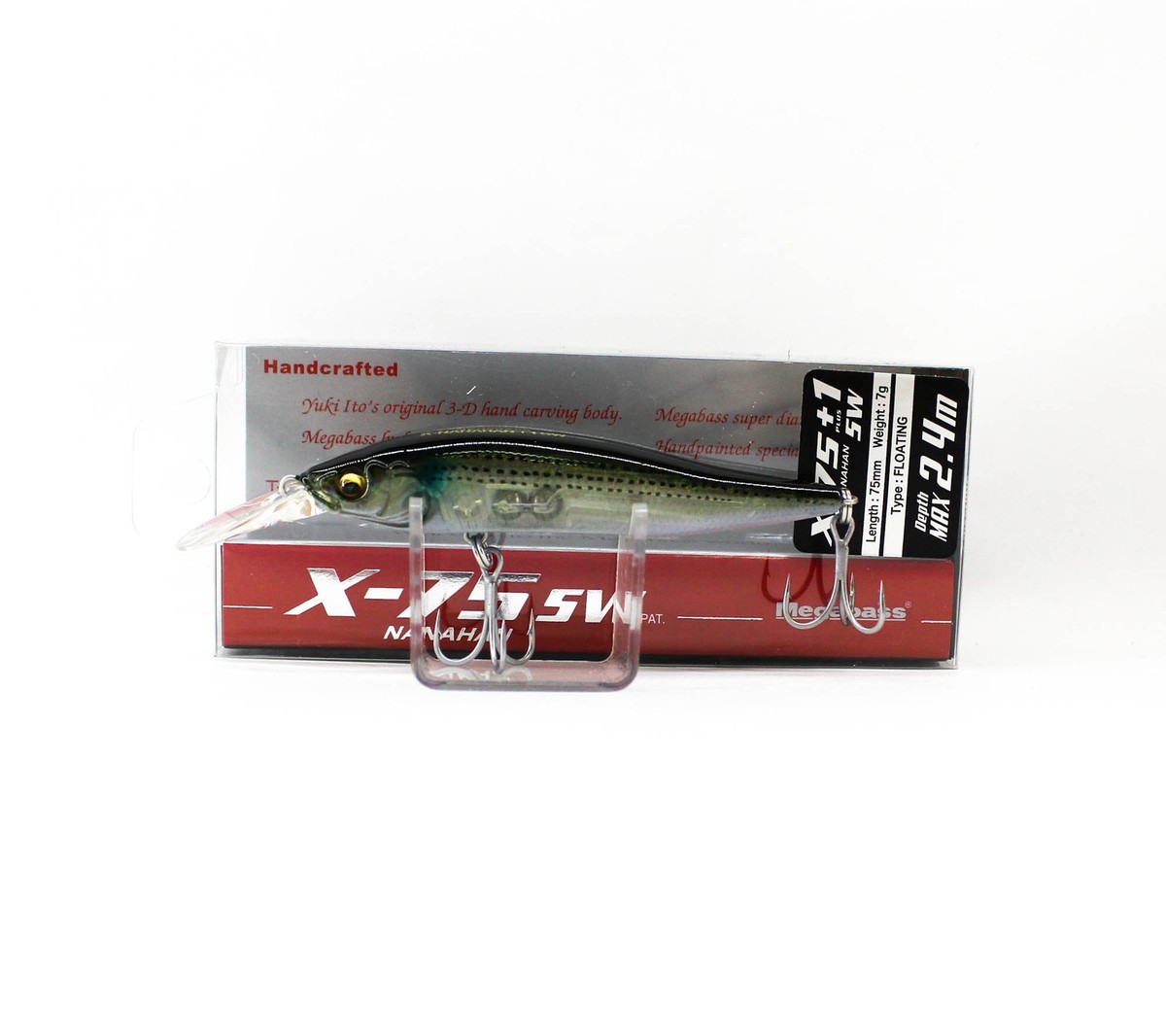 Tête Plombée Megabass X-Nanahan SW 75 Mm 1/4 Oz Flottante - Chart Head