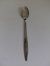 First Years Deluxe Stainless Baby Feeder Spoon Rose Pattern Taiwan Vintage