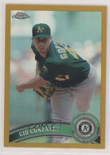 2011 Topps Chrome Gold Refractor 27/50 Gio Gonzalez #56 fm0
