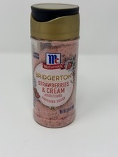 McCormick x Bridgerton Finishing Sugar Strawberries Cream Limited Edition 3.6 oz