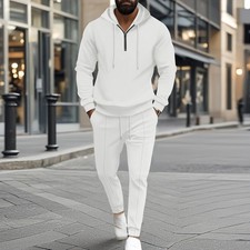 Mens Sweatsuits 2 Piece Sport Tracksuit Jogger Sweat Suits Jogging Outfits