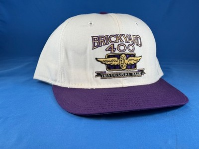Vintage 90s NASCAR Indy Brickyard 400 1994 Inaugural Snapback Hat DeLONG USA