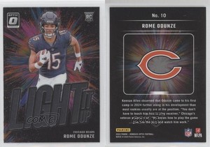 2024 Panini Donruss Optic Light It Up Rome Odunze #10 Rookie RC