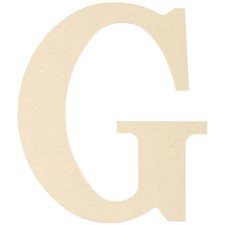 MDF Classic Font Wood Letters  Numbers 9.5 G