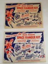 1952 SYLVANIA BUCK ROGERS SPACE RANGER KITS FACTORY SEALED LOT OF 2 READ DESC.