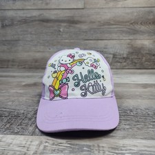 Hello Kitty Rainbows Hat Cap Youth Girls Adjustable Strapback Cartoon Show
